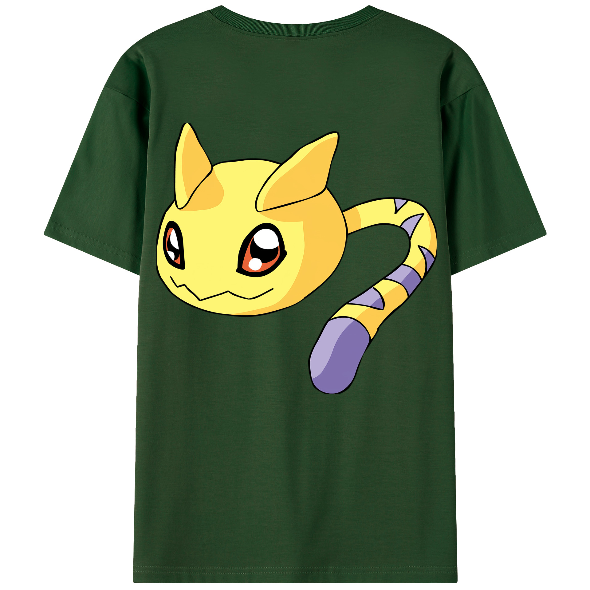 （画像用） Digimon デジタルモンスター/デジモン 綿100％半袖Tシャツ（背面プリント）